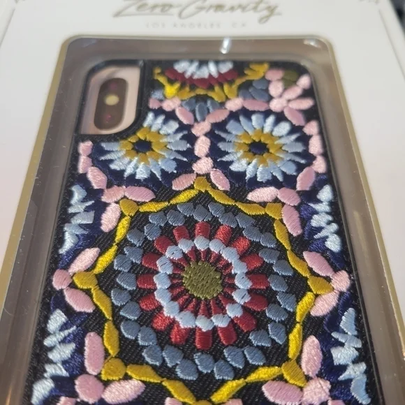 NWT iphone X embroidered phone case - Picture 3 of 3